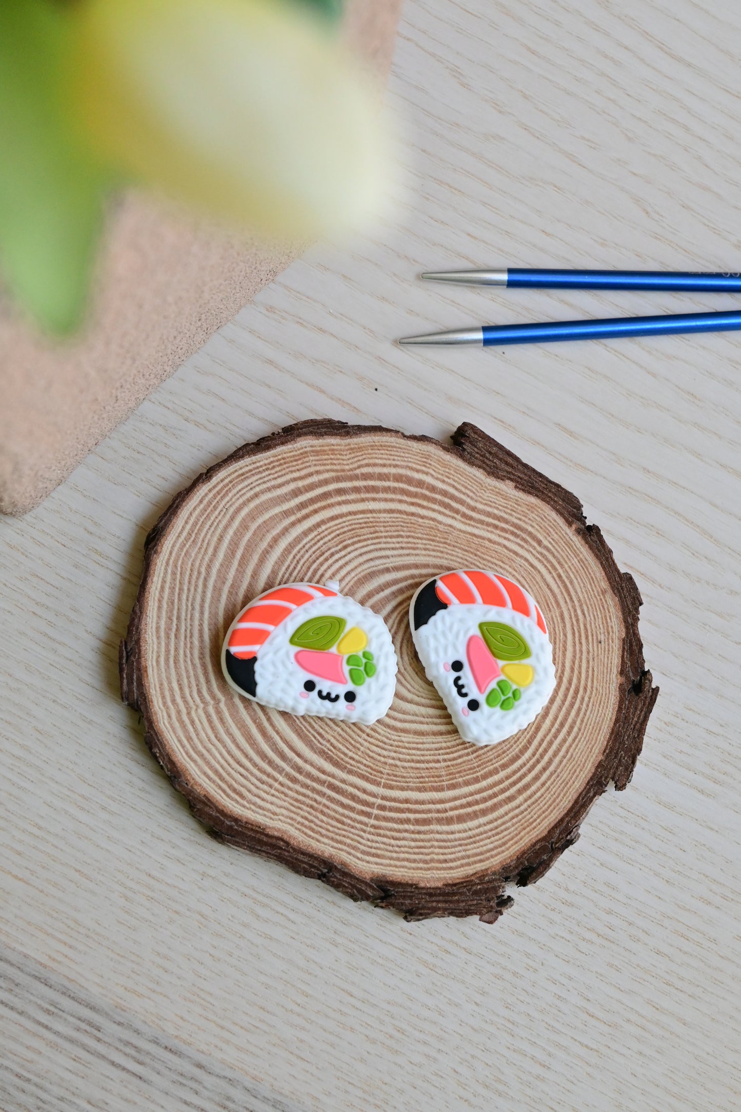 Topes para Agujas "Sushi Kawaii"