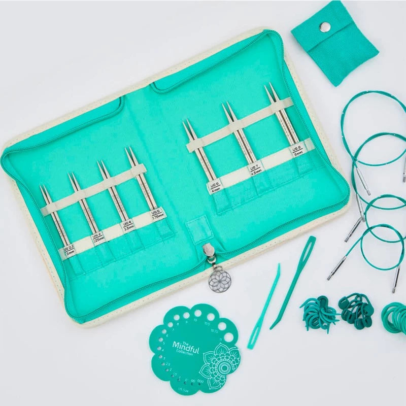 The Mindful Collection – Set de Agujas Circulares Intercambiables 10 cm Knitpro